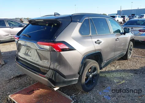 2020 Toyota Rav4 Hybrid Xse из США, поврежденный, VIN 2T3EWRFV3LW066733